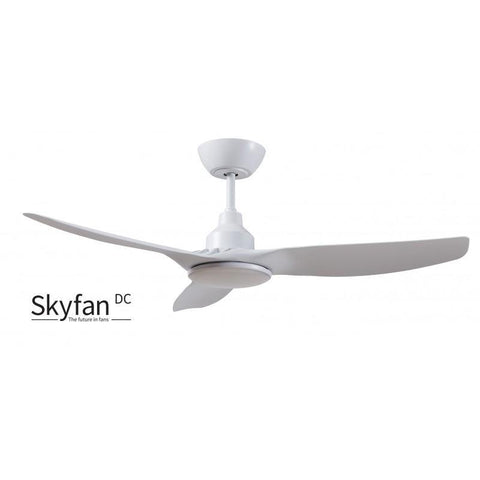 Skyfan 48 DC Ceiling Fan White with LED Light - Lighting Superstore