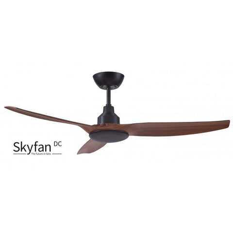 Skyfan 52 DC Ceiling Fan Teak - Lighting Superstore