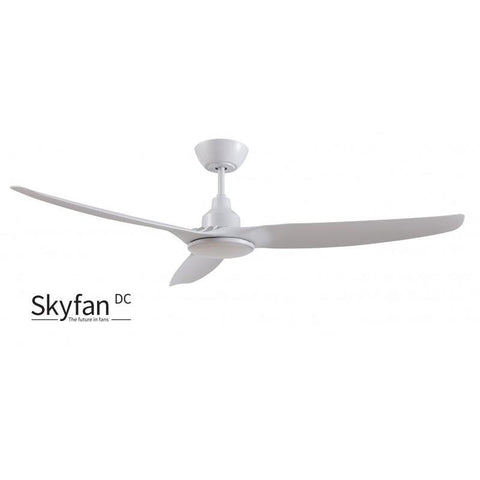 Skyfan 60 DC Ceiling Fan White with LED Light - Lighting Superstore