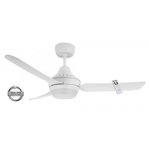 Stanza 48 Ceiling Fan White with B22 Light & Remote - Lighting Superstore