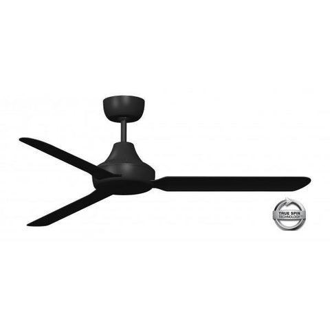 Stanza 56 Ceiling Fan Black with B22 Light - Lighting Superstore